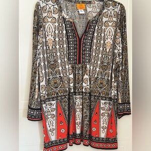 Ruby Rd Petites Sz XLP Colorful Top EUC 😊😊